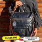 Mochila y Cartera Impermeable Negra (Con capacidad para Pc 14