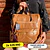 Mochila y Cartera Impermeable Café (Capacidad Pc 14