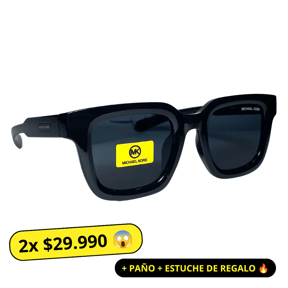 Lentes de Sol Premium MK AAA Negro Unisex  1