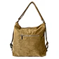 Cartera y Mochila Café (Con capacidad para Pc 14