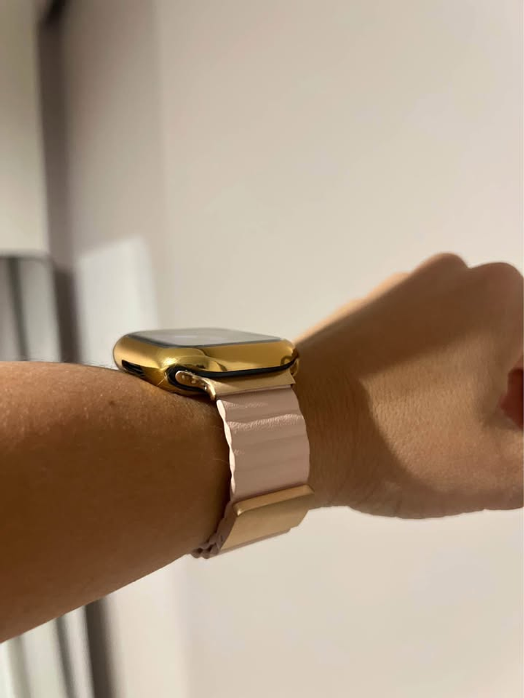 Correa Leather Link Magnética para Apple Watch – Colección Earth Tones 4