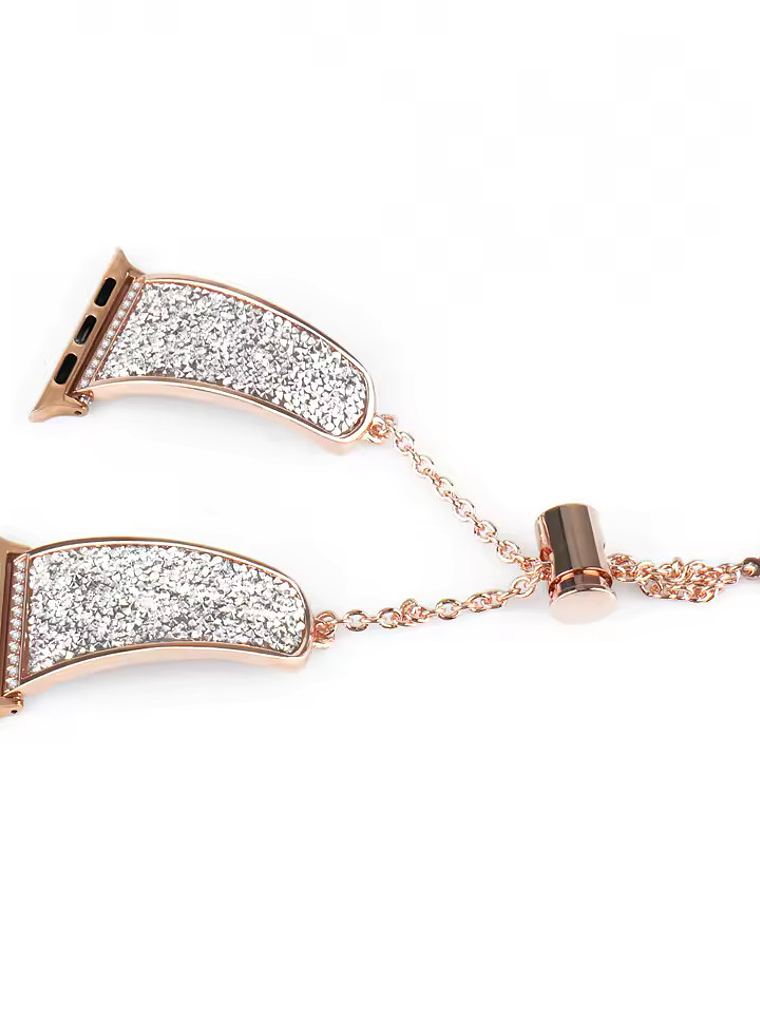 Correa Joya Shimmer de Lujo con Cierre Ajustable para Apple Watch 5