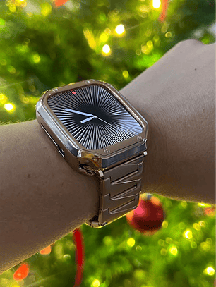 Correa Starlight Luxe Steel Champagne Gold + Protector de Pantalla