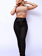 Jeans Super Lipo Negro liso - Miniatura 1
