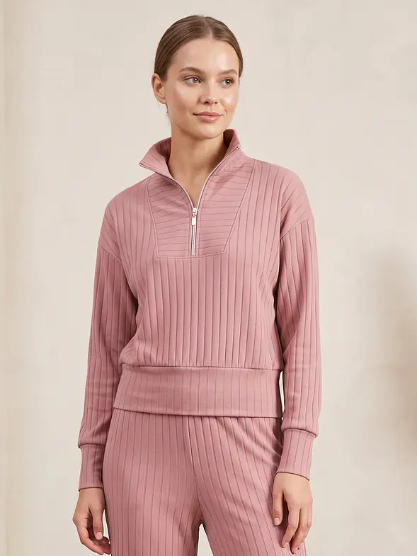 Conjunto de dos piezas para viajar , teletrabajo, hacer compras muy versatil  – Rosa Palo 2