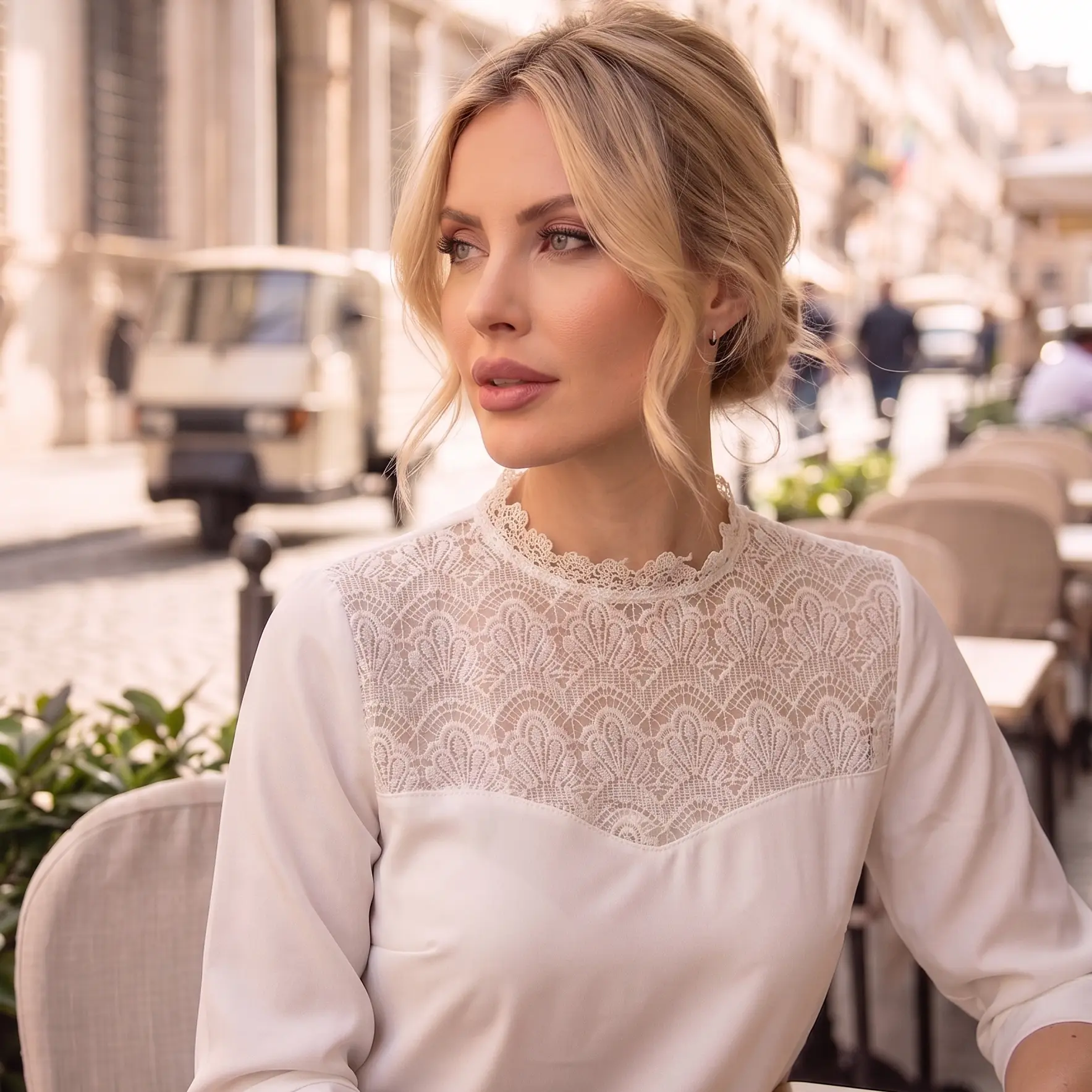 BLUSA  ROMANTICA MODA EJECUTIVA  1