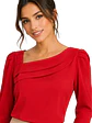 BLUSA SEDA POPA MODA EJECUTIVA MUJER - Miniatura 4