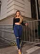 Jeans Super Lipo  Azul desgastados  - Miniatura 1