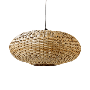 Lámparas de mimbre Ovalada
