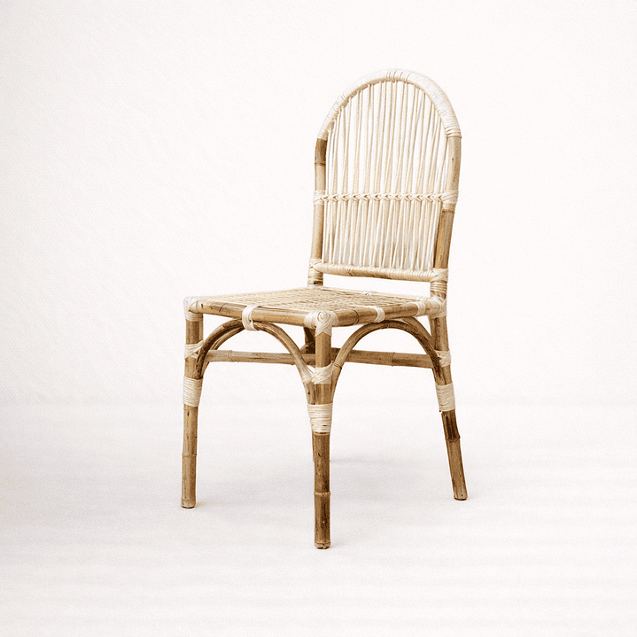 Silla de colihue y mimbre 1