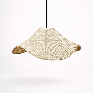 Lámpara de Mimbre Mantarraya