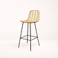 Taburete empalizado - Respaldo alto  - Miniatura 2