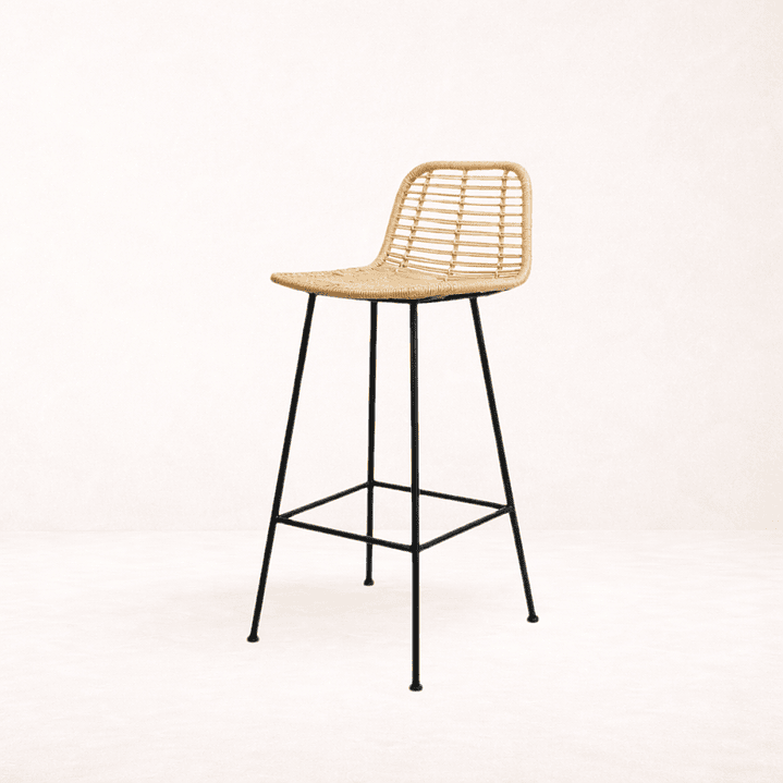 Taburete empalizado - Respaldo medio 2