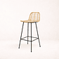 Taburete empalizado - Respaldo medio - Miniatura 2
