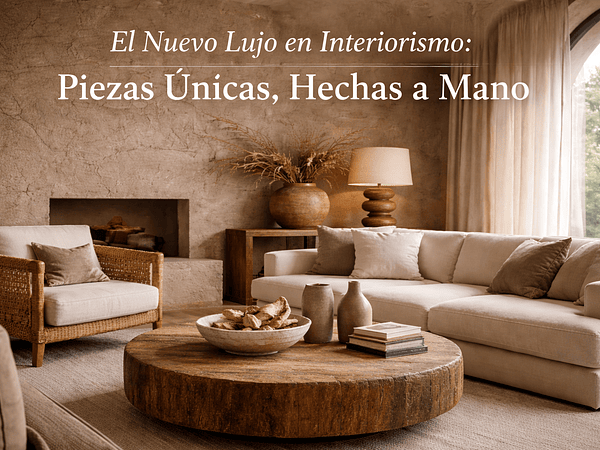 El Nuevo Lujo en Interiorismo: Hecho a Mano