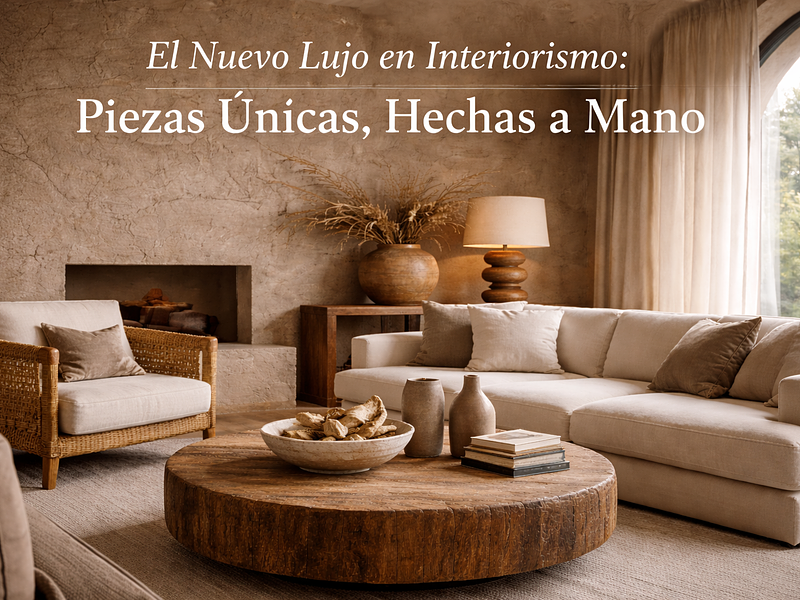 El Nuevo Lujo en Interiorismo: Hecho a Mano