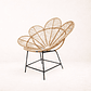 Sillón de mimbre Flor - Miniatura 2