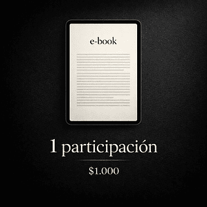 E-book (x1 participaciones) – Sorteo tiempo limitado