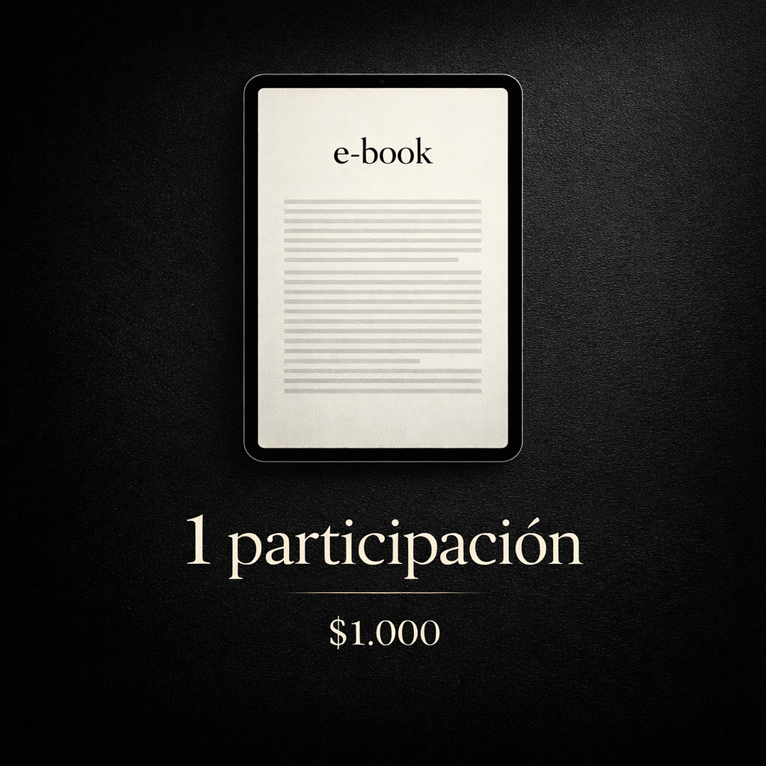 E-book (x1 participaciones) – Sorteo tiempo limitado 1