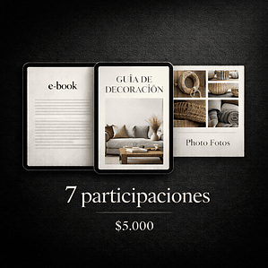 Pack Estilo (x7 participaciones) - Sorteo tiempo limitado 