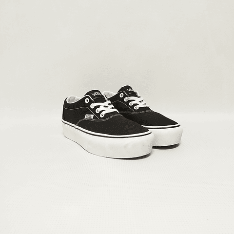 VANS - ZAPATILLA DOHENY PLATFORM CANVAS BLK/WHT