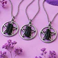 Dije Tetragramaton Con Turmalina Negra - Miniatura 3