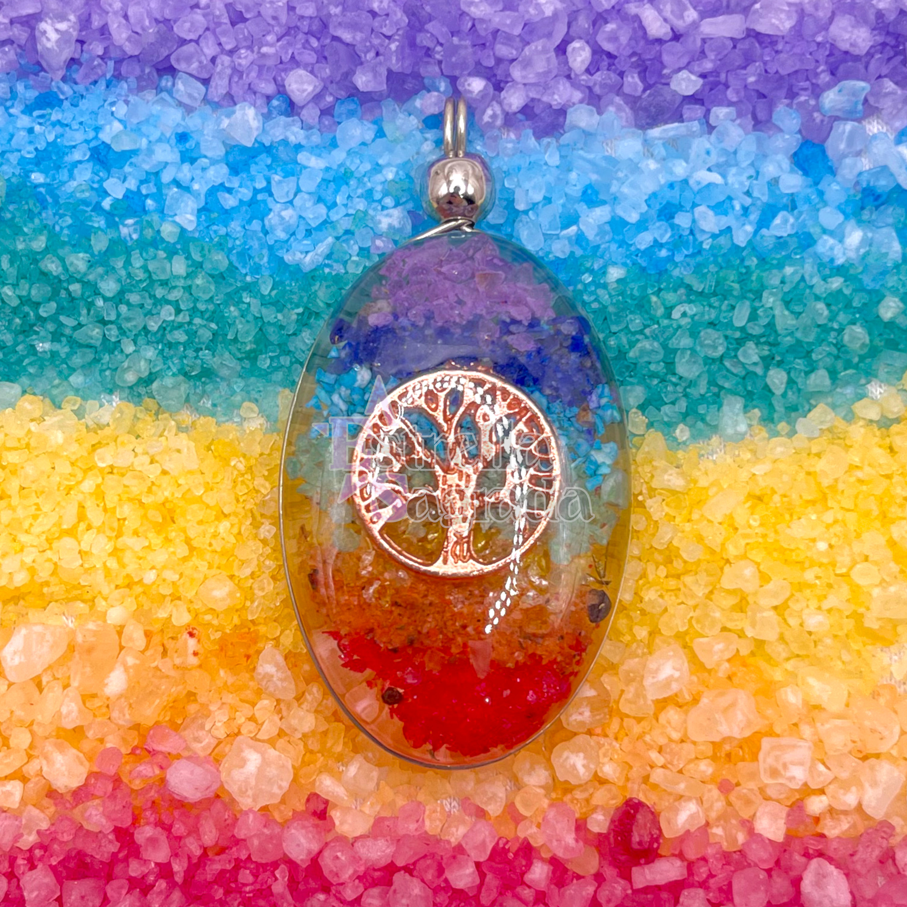 Dije 7 Chakras Y Árbol De La Vida 1