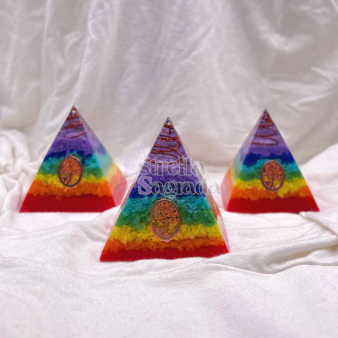 Pirámide Orgon 7 Chakras