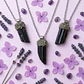 Collar Bruto De Fuerza Turmalina Negra Pirita - Miniatura 2