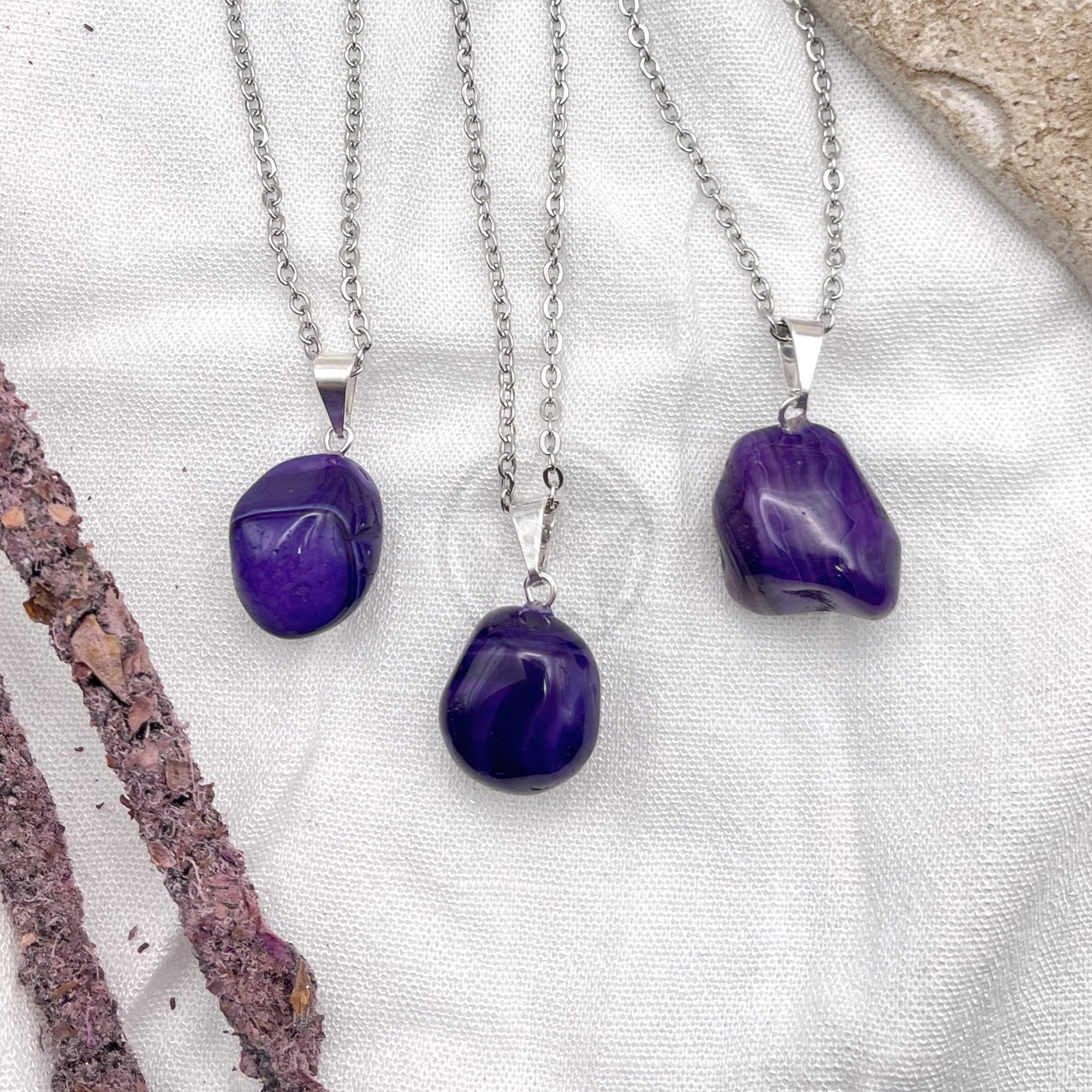 Dije Ágata Violeta Rolada 1