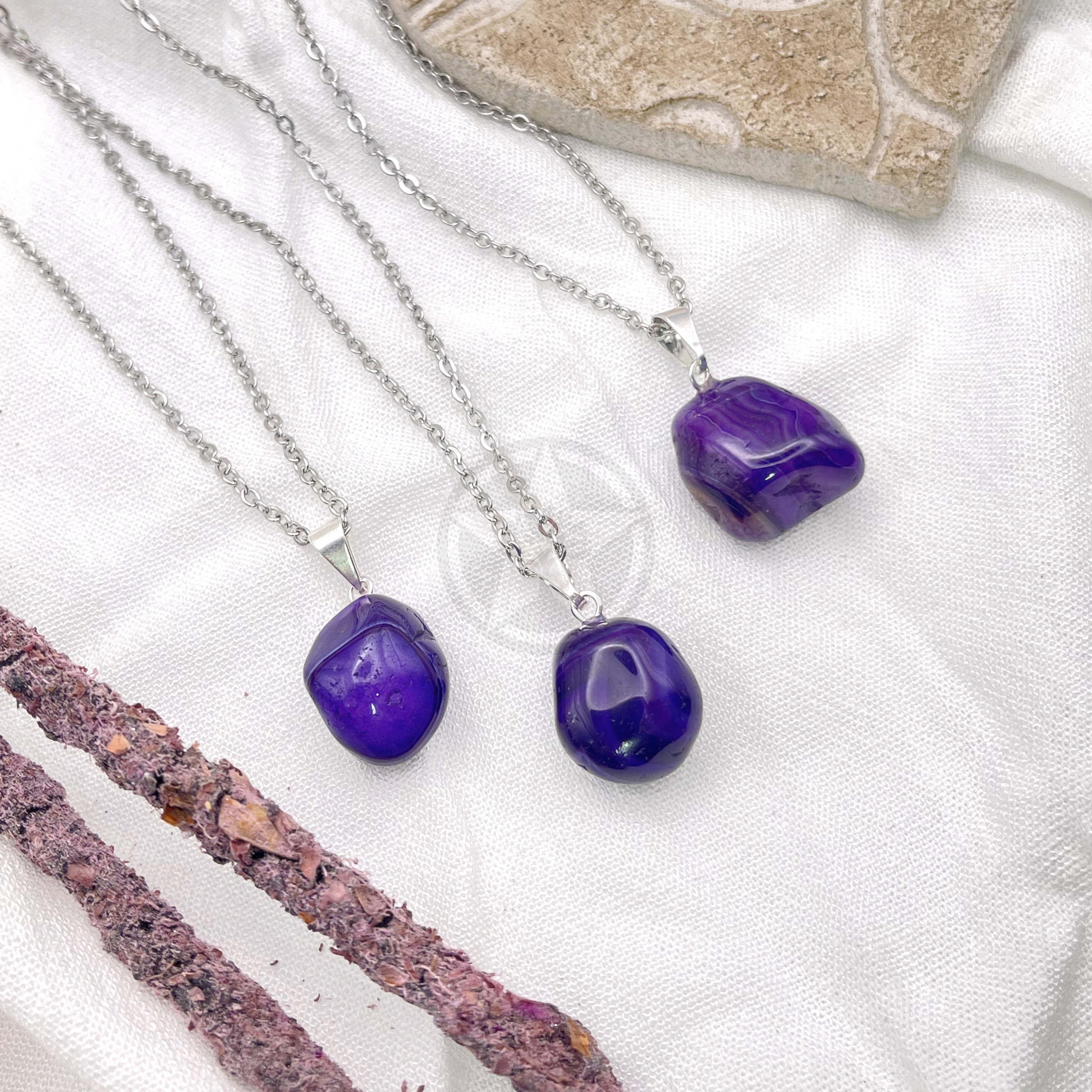 Dije Ágata Violeta Rolada 2