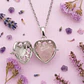 Collar Relicario De Amor Cuarzo Rosa - Miniatura 3