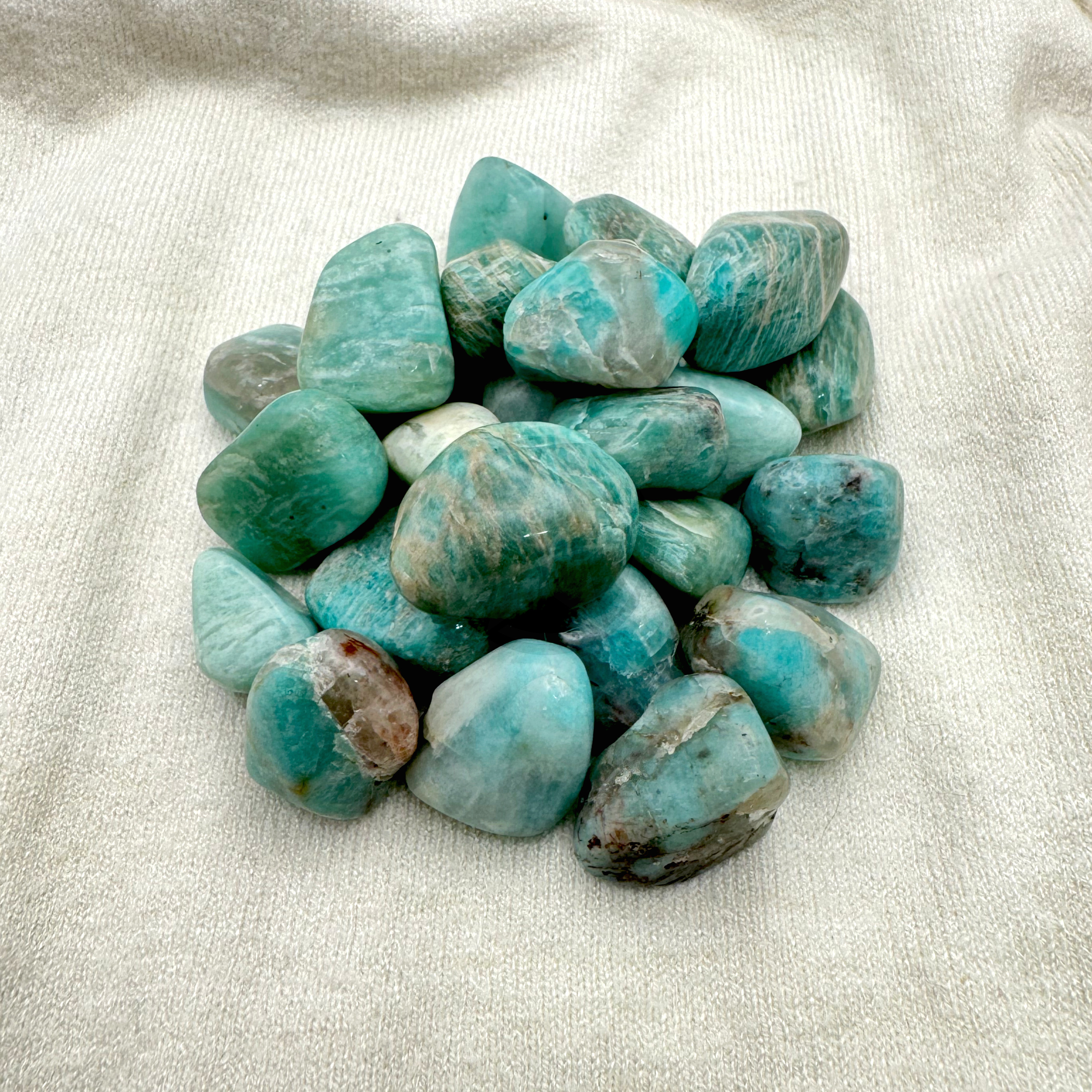 Piedra Amazonita Rolada 100 Gramos 1