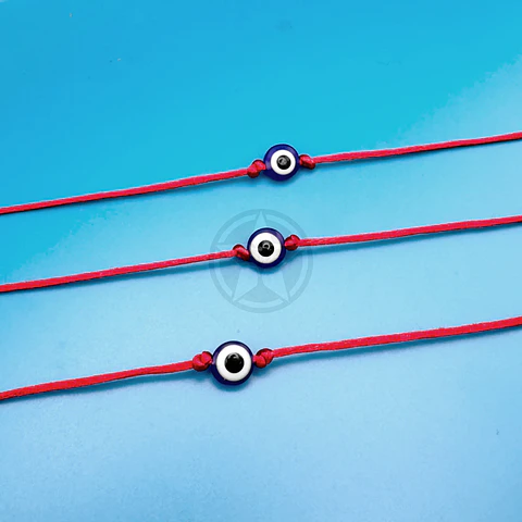 Pulsera Ojo Turco Hilo Rojo