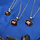 Collar Corazón De Paz Turmalina Rosa - Miniatura 1