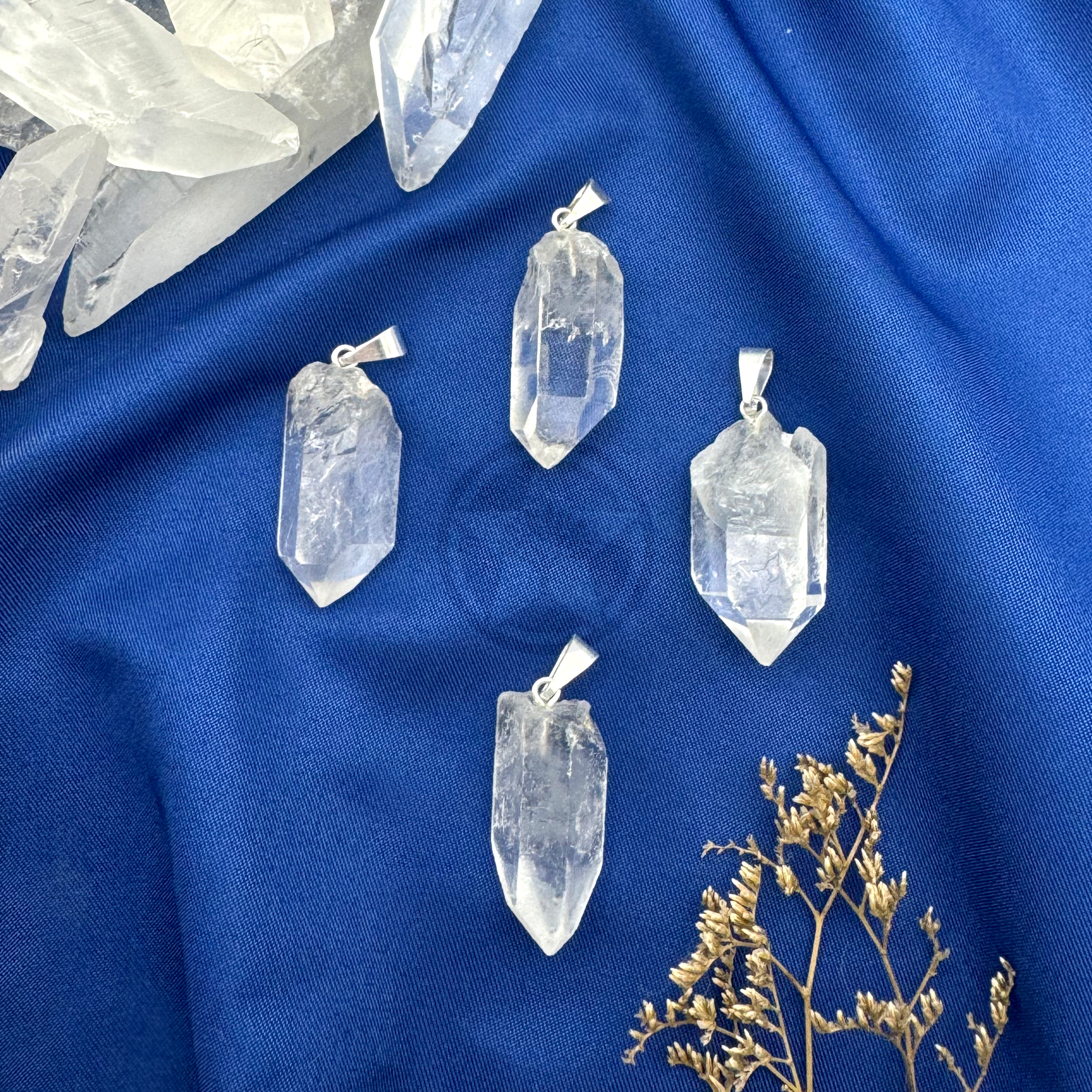 Dije Cuarzo Cristal En Bruto 2