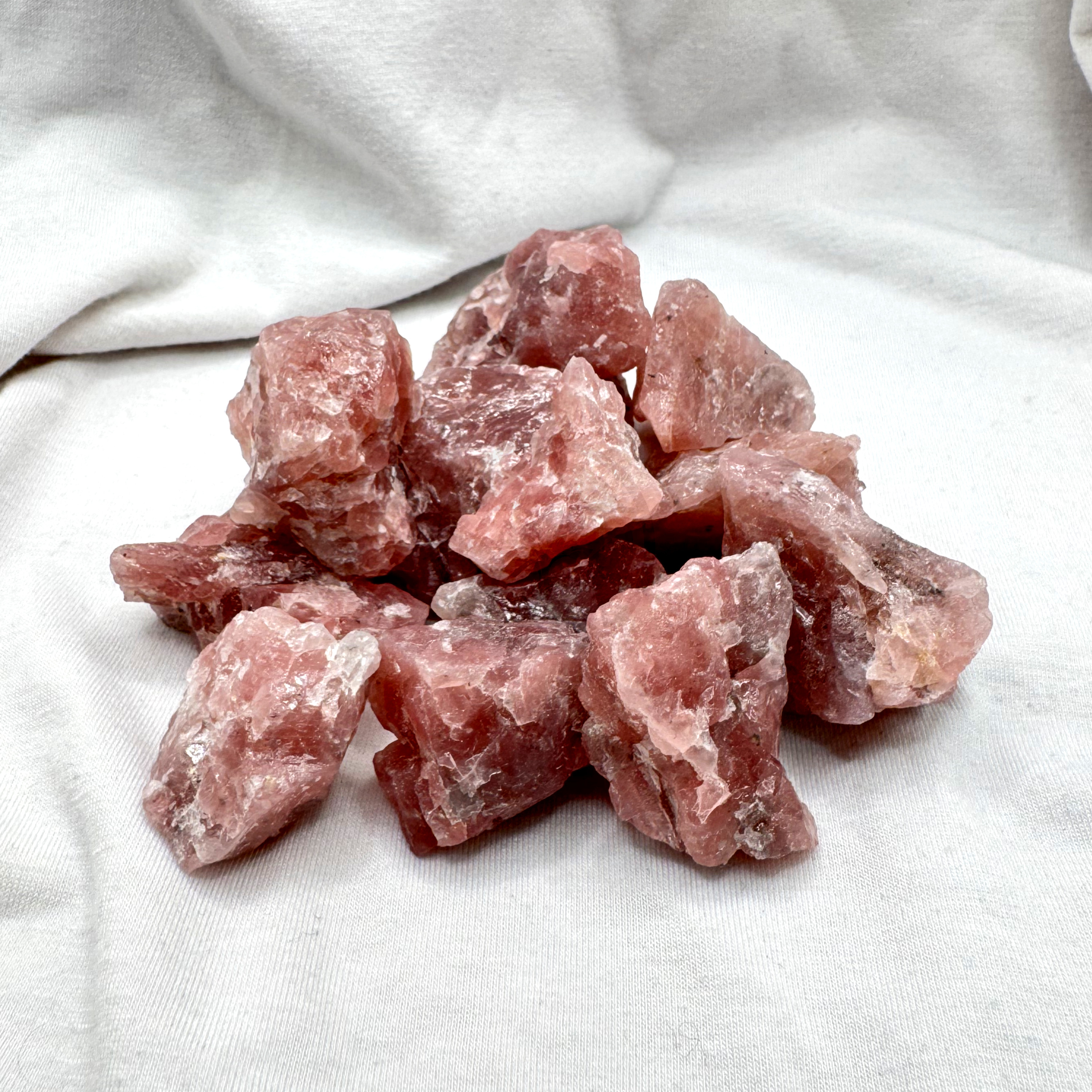 Piedra Cuarzo Rojo En Bruto 100 Gramos 1