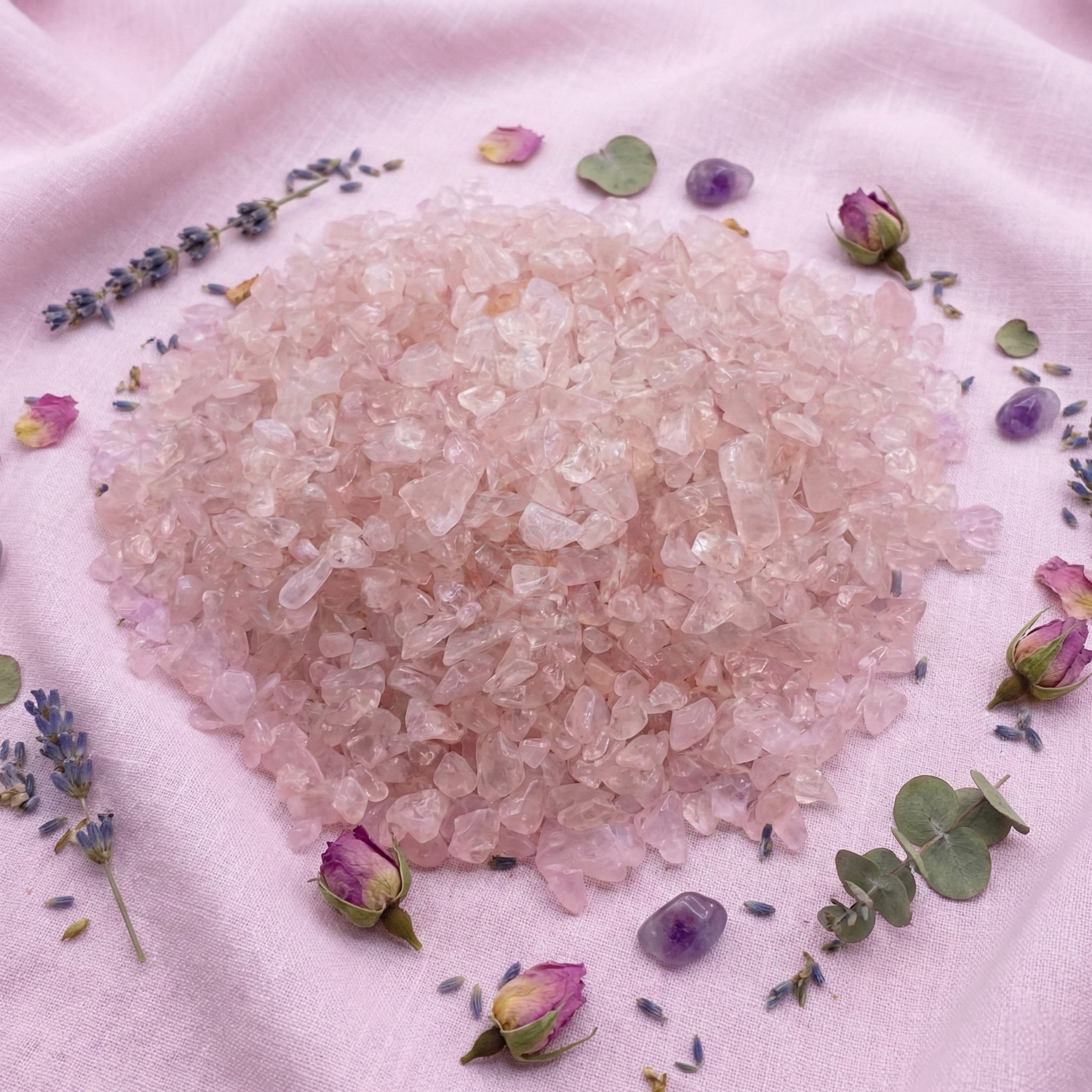 Picadillo Piedra Cuarzo Rosa 100 Gramos 2