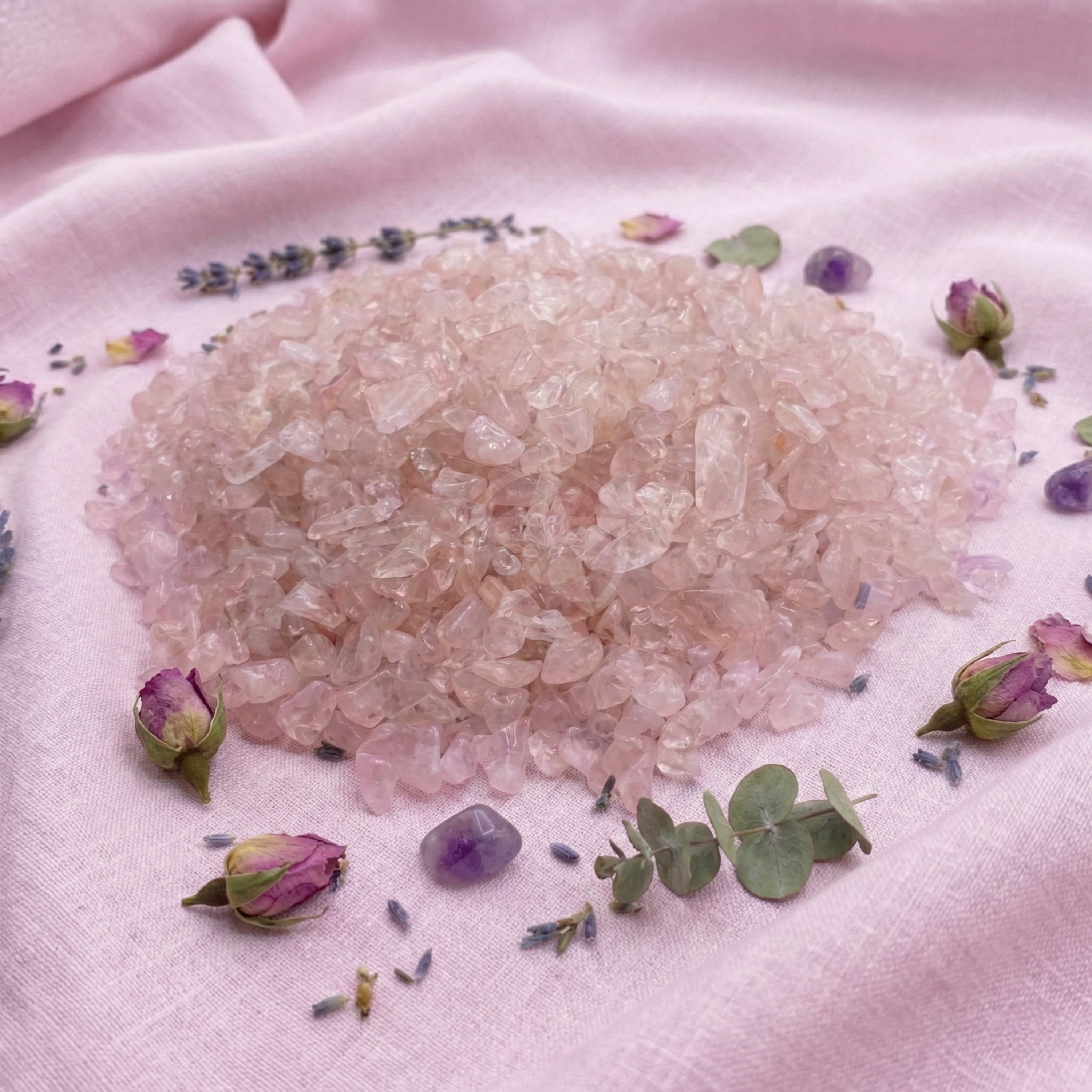 Picadillo Piedra Cuarzo Rosa 100 Gramos 3