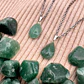 Dije Gota Cuarzo Verde Mini - Miniatura 2