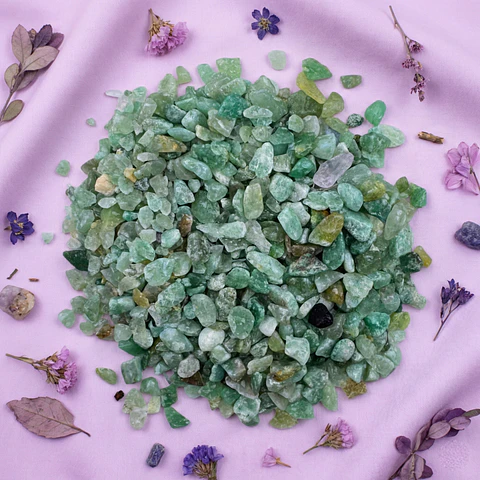 Picadillo Piedra Cuarzo Verde 100 Gramos