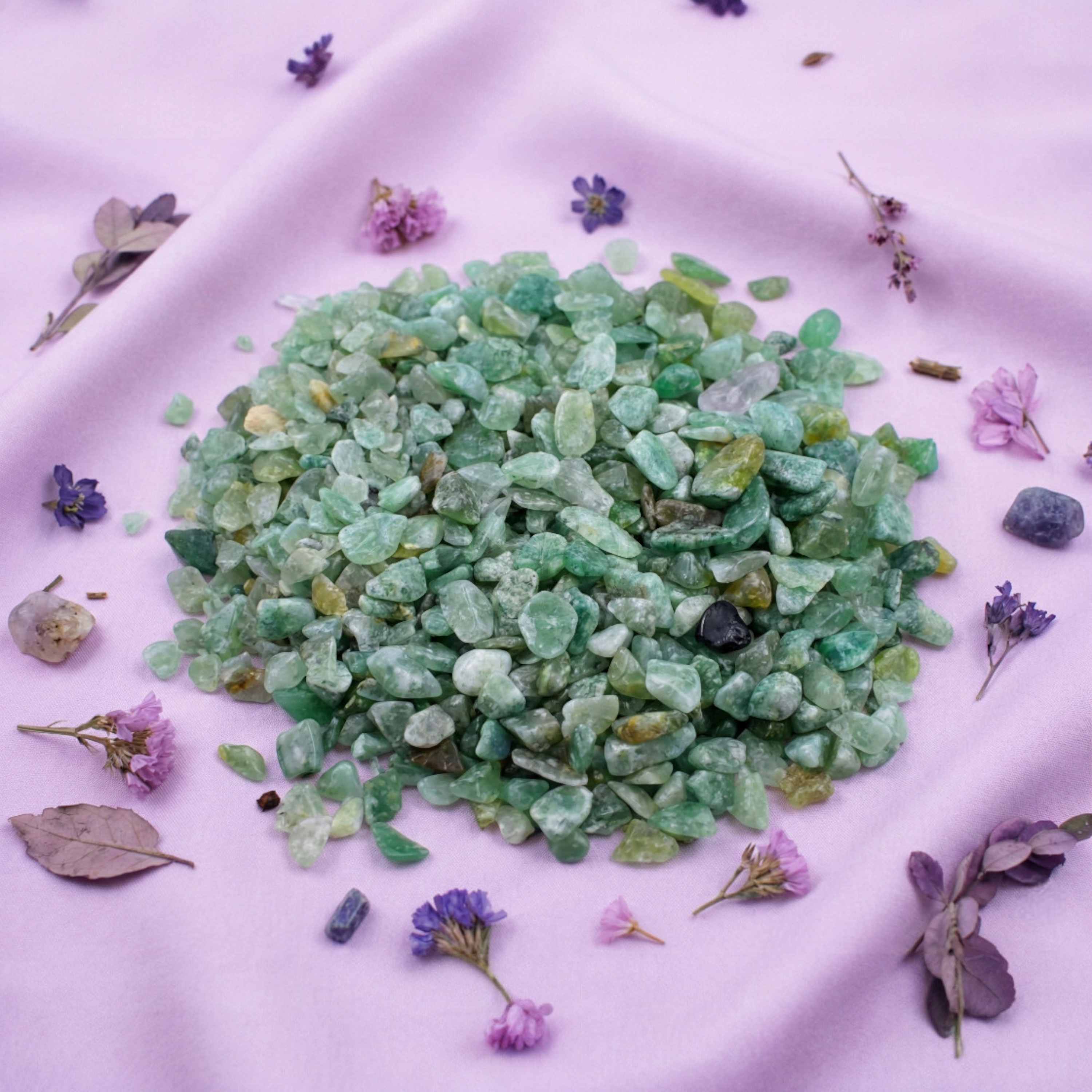 Picadillo Piedra Cuarzo Verde 100 Gramos 2
