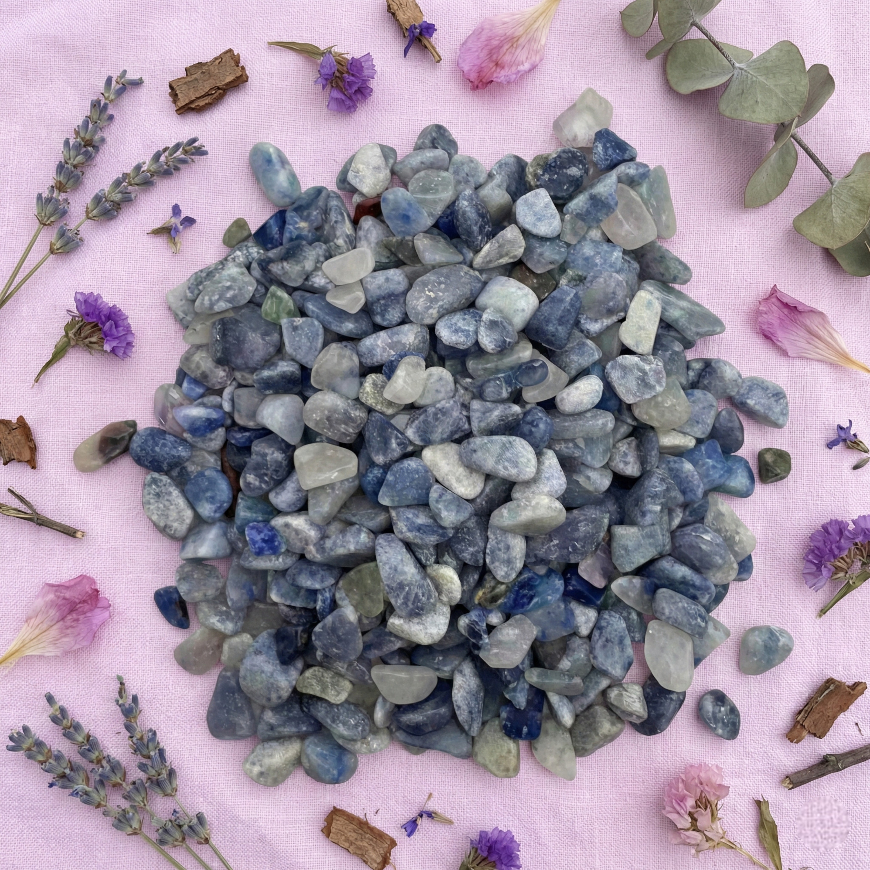 Picadillo Piedra Cuarzo Azul 100 Gramos 1