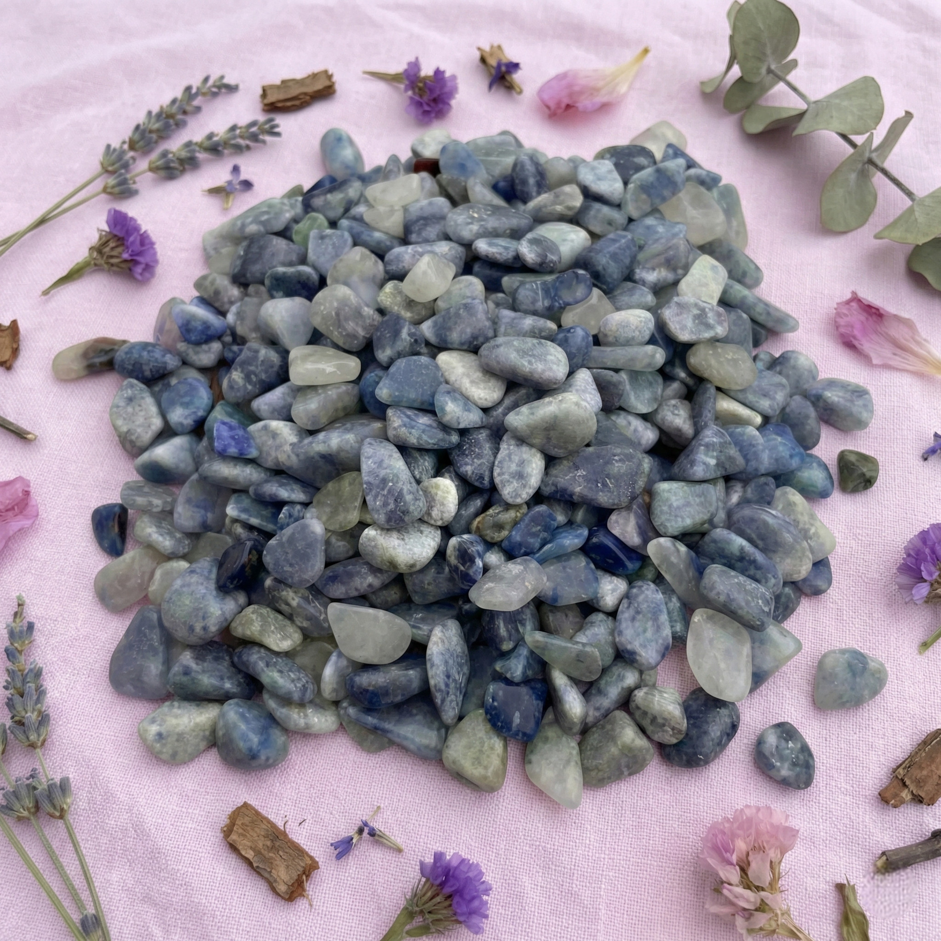 Picadillo Piedra Cuarzo Azul 100 Gramos 2