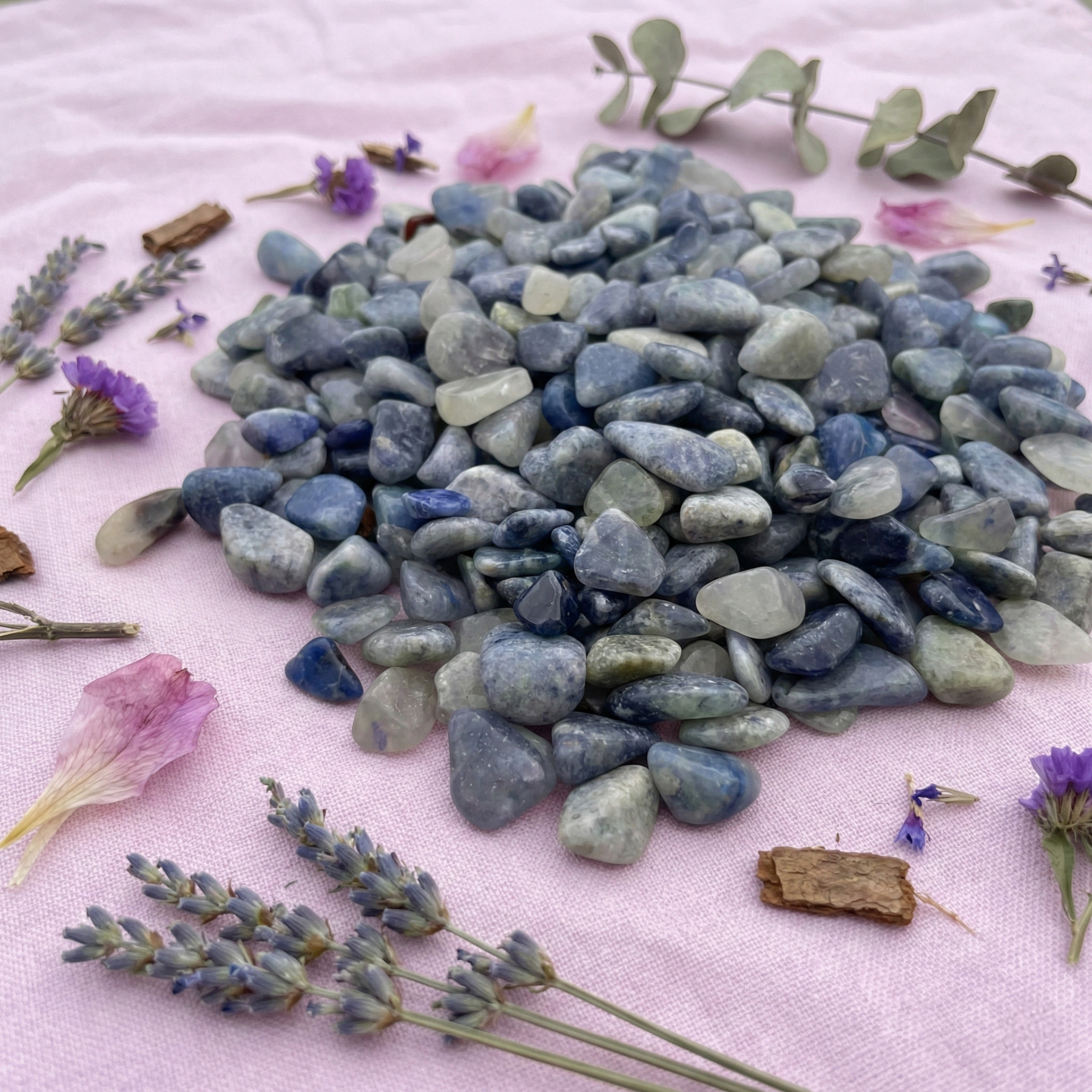 Picadillo Piedra Cuarzo Azul 100 Gramos 3