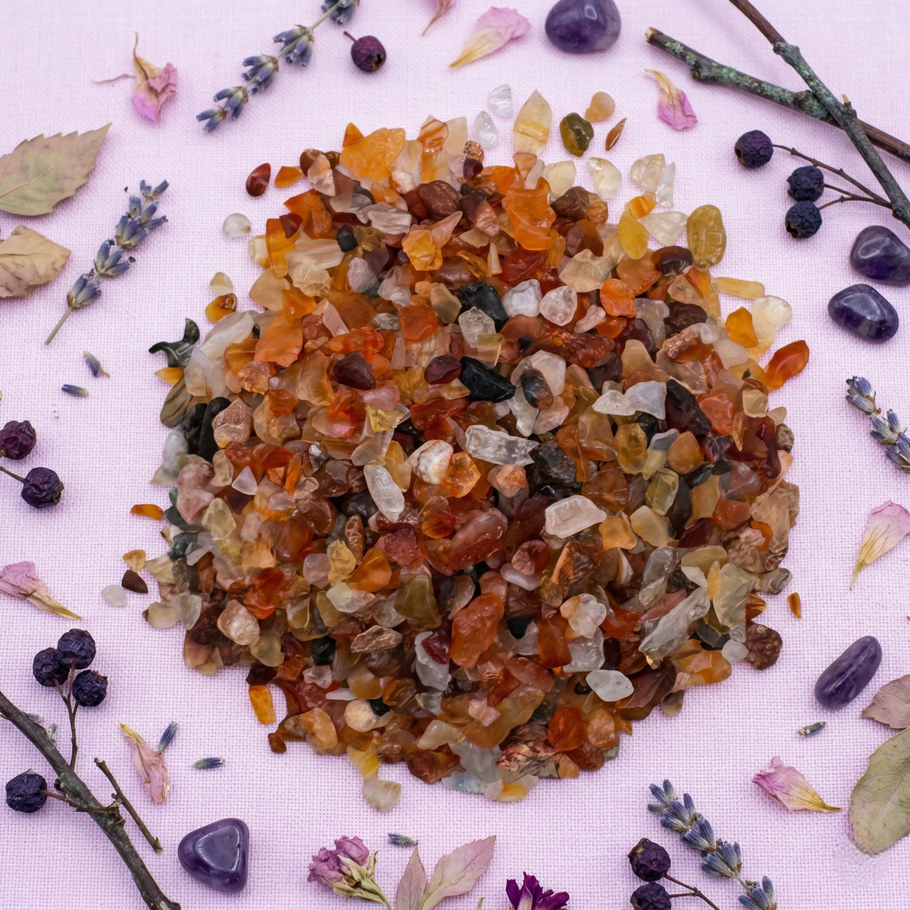 Picadillo Piedra Cornalina 100 Gramos 1