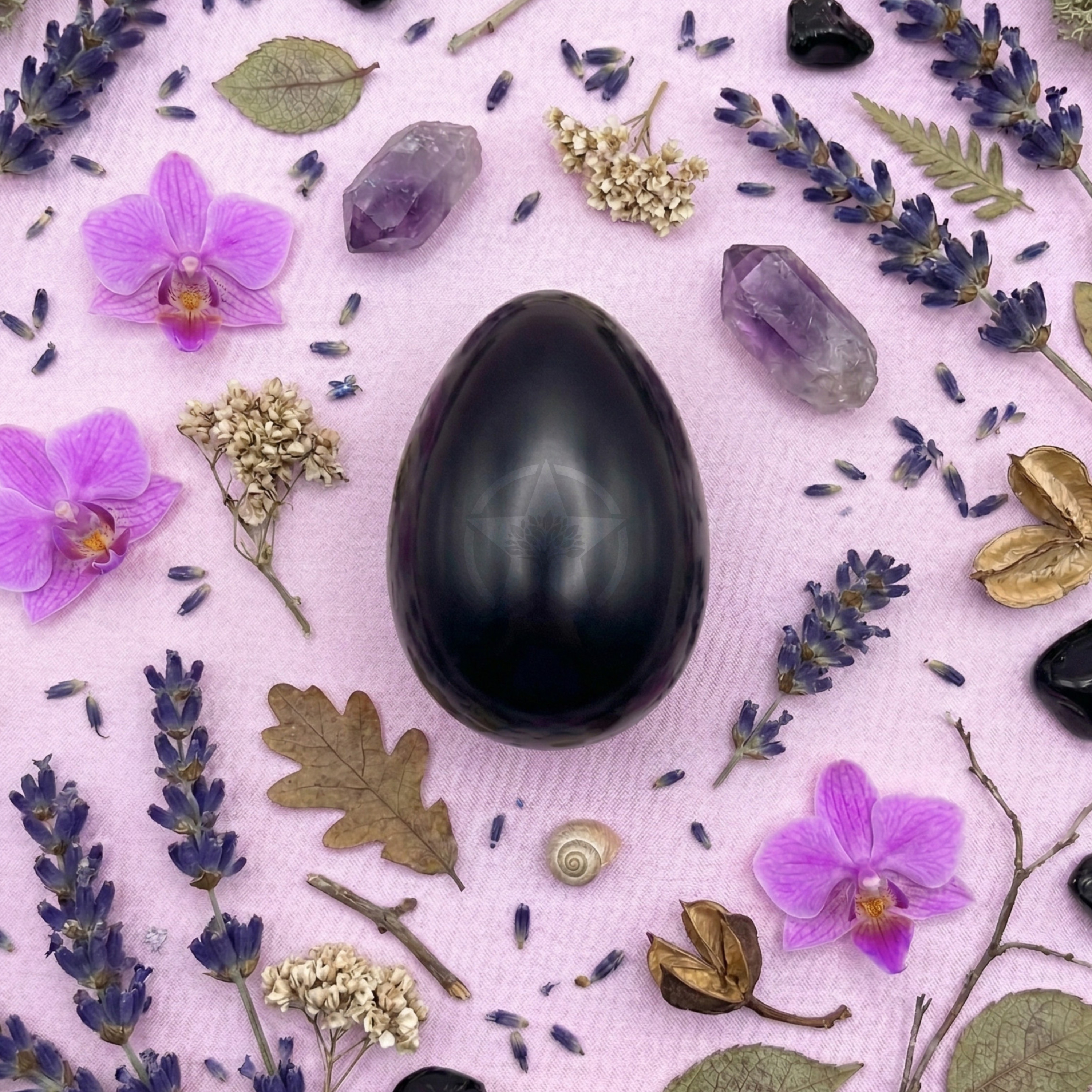 Huevo Yoni De Obsidiana 1