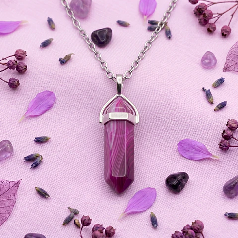 Dije Biterminal De Ágata Rosa