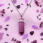 Dije Biterminal De Ágata Rosa - Miniatura 1