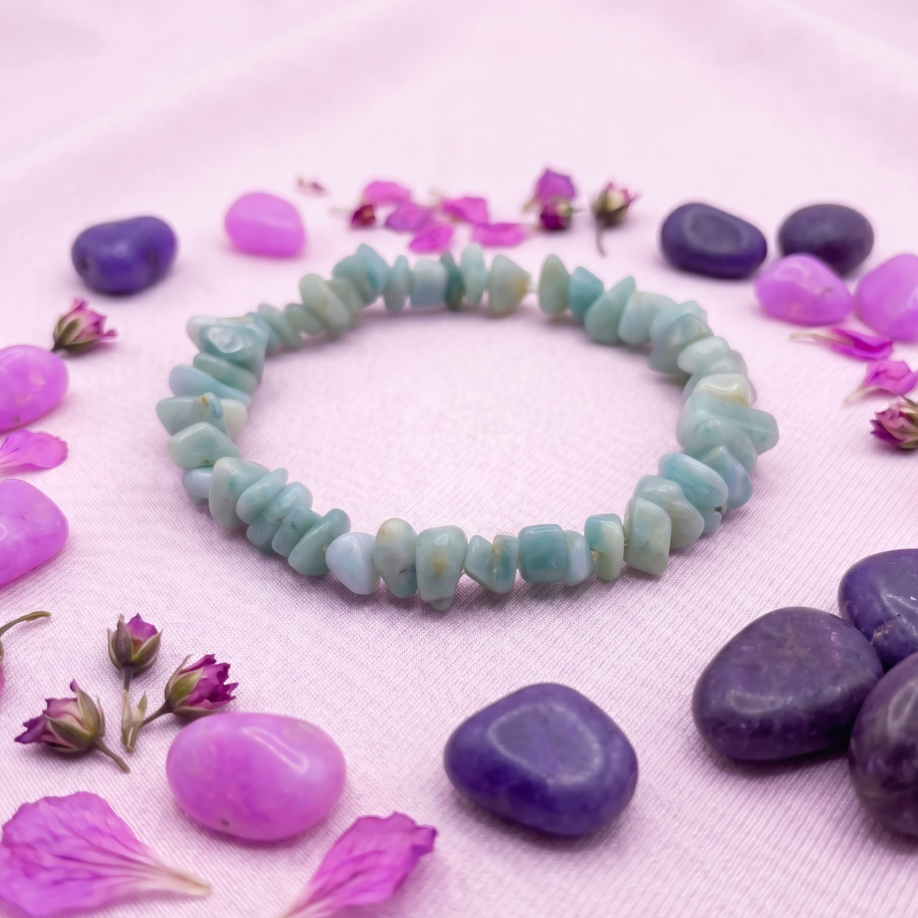 Combo Amazonita Dije Y Pulsera 3